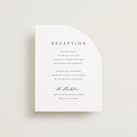 Reception Cards