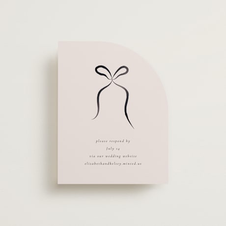 Foil-Pressed RSVP Online Enclosure Cards