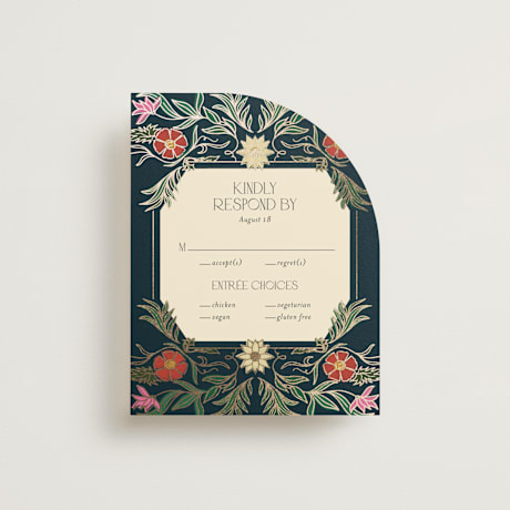 Foil-Pressed RSVP Cards