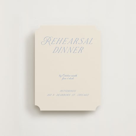 Rehearsal Dinner Cards