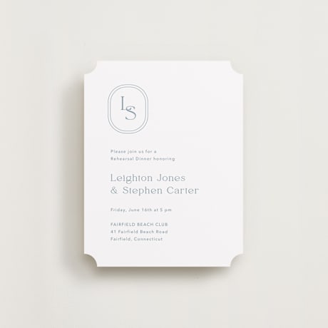 Rehearsal Dinner Cards