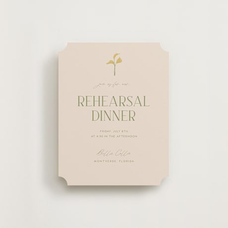 Rehearsal Dinner Cards