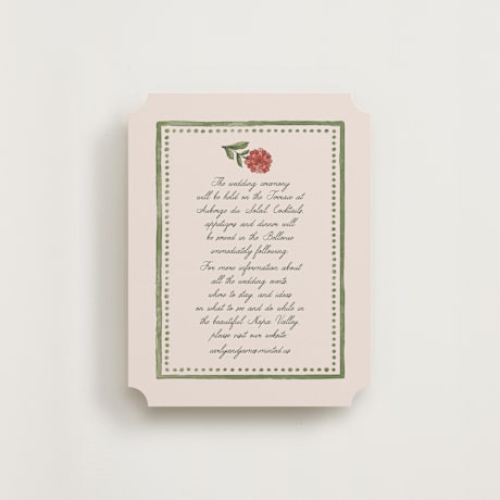 Reception Cards