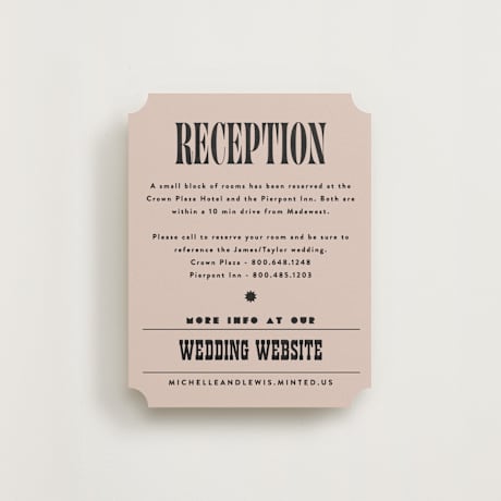 Reception Cards