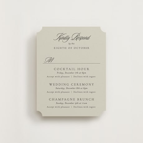 Multi-Event RSVP Cards