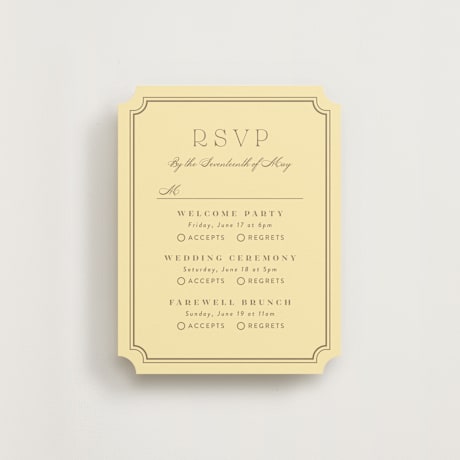 Multi-Event RSVP Cards