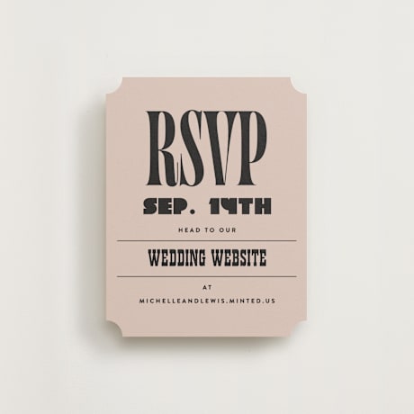 RSVP Online Enclosure Cards