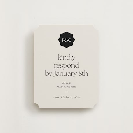 RSVP Online Enclosure Cards
