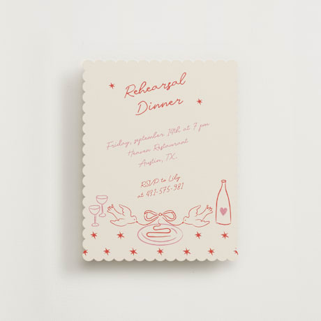 Rehearsal Dinner Cards