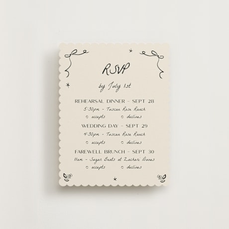 Multi-Event RSVP Cards