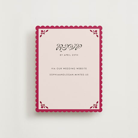 RSVP Online Enclosure Cards
