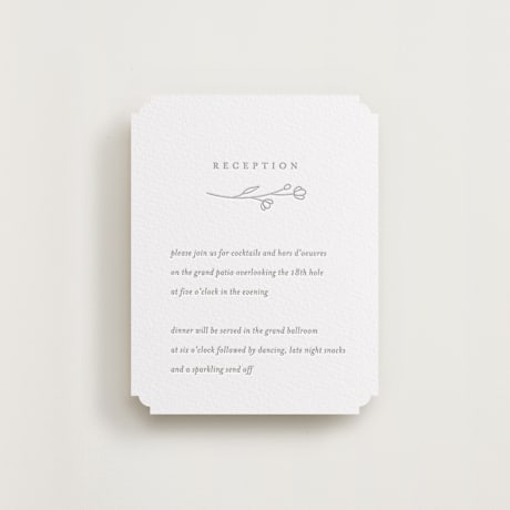 Reception Cards