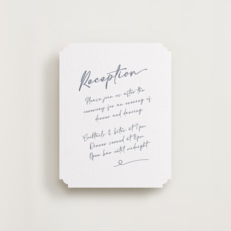 Letterpress Reception Cards