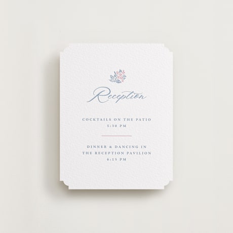 Letterpress Reception Cards