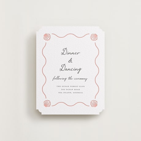 Letterpress Reception Cards