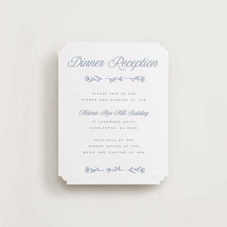 Letterpress Reception Cards