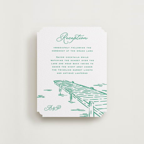 Letterpress Reception Cards