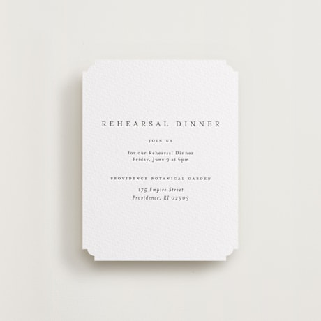Rehearsal Dinner Cards