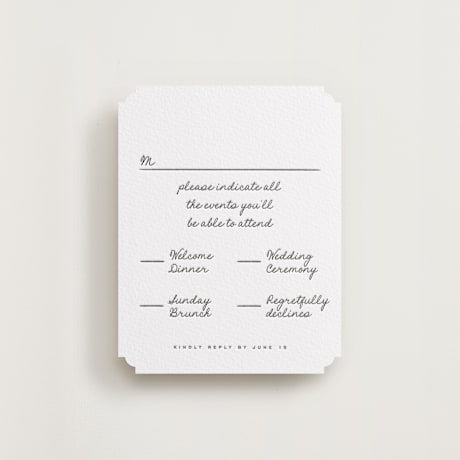 Multi-Event RSVP Cards