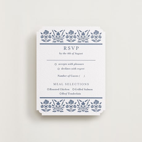 Letterpress RSVP Cards