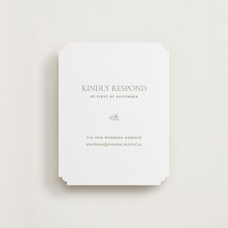 RSVP Online Enclosure Cards