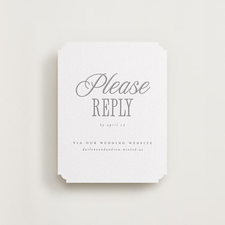 RSVP Online Enclosure Cards