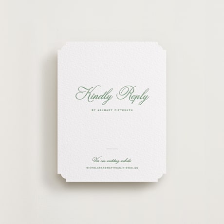 RSVP Online Enclosure Cards