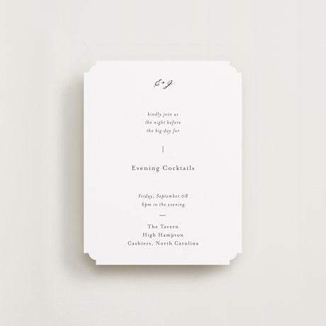 Rehearsal Dinner Cards