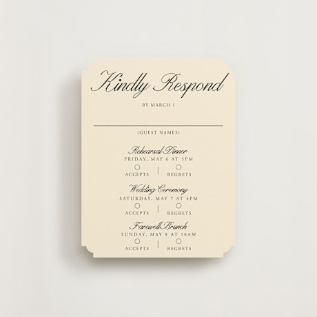 Multi-Event RSVP Cards