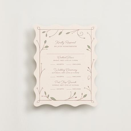 Multi-Event RSVP Cards