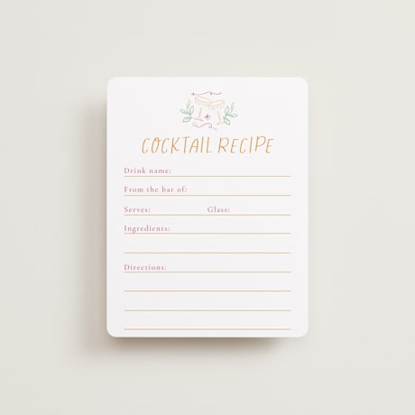 Bridal Shower Insert Cards