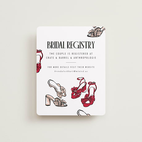 Bridal Shower Insert Cards