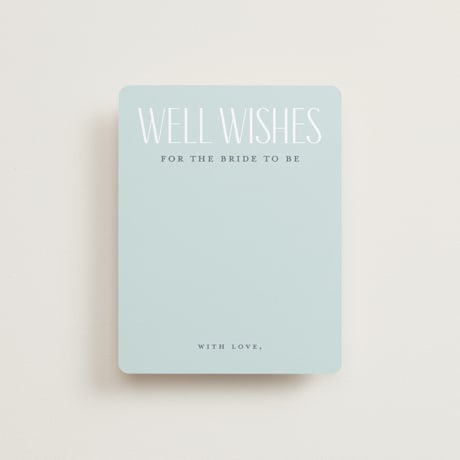 Bridal Shower Insert Cards