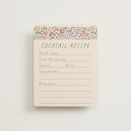 Bridal Shower Insert Cards