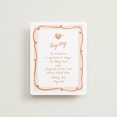 Bridal Shower Insert Cards