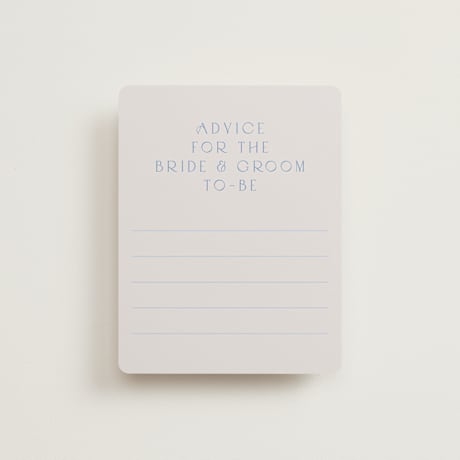 Bridal Shower Insert Cards