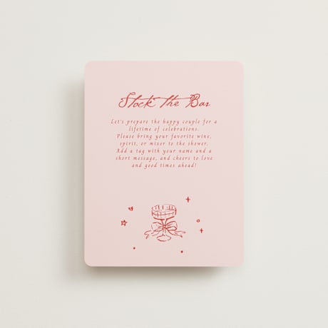 Bridal Shower Insert Cards