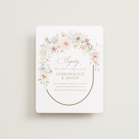 Bridal Shower Insert Cards