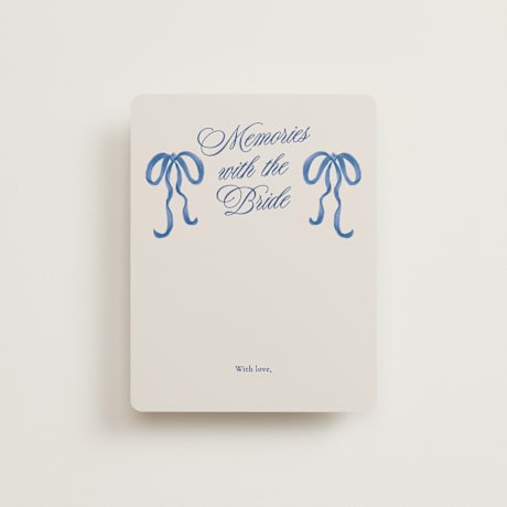 Bridal Shower Insert Cards
