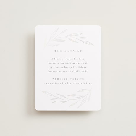 Gloss-Press Direction Cards