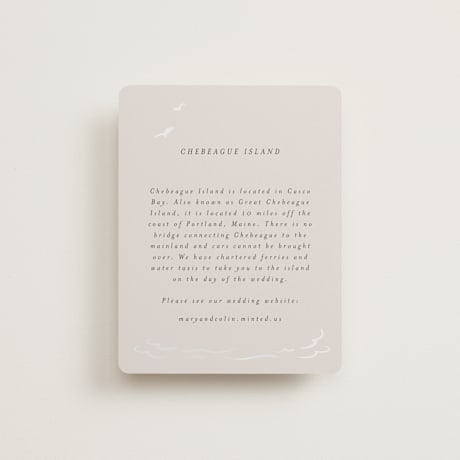 Gloss-Press Direction Cards