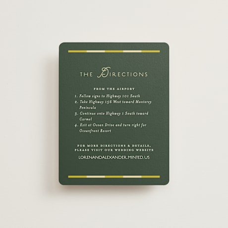 Direction Cards
