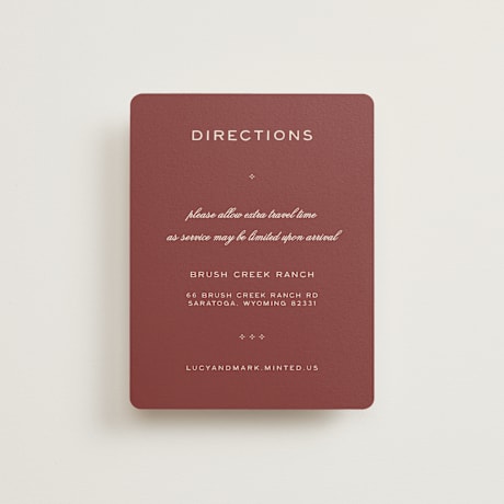Direction Cards
