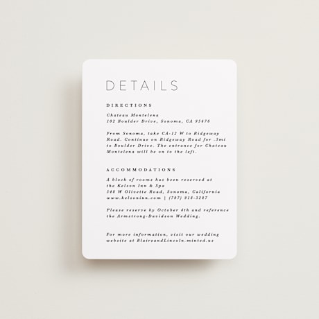 Direction Cards