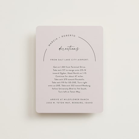 Direction Cards