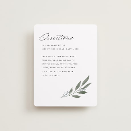 Direction Cards