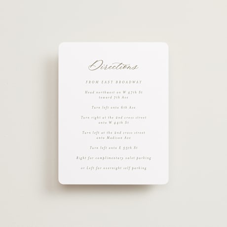 Direction Cards