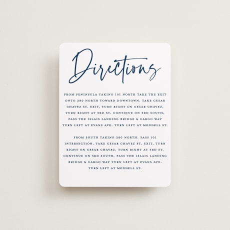 Direction Cards