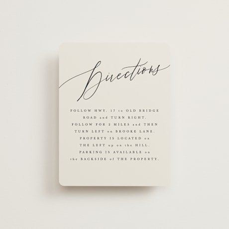 Direction Cards