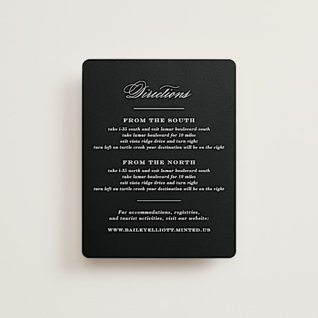 Direction Cards